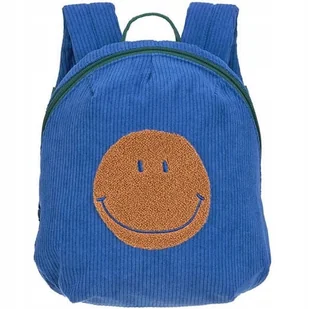 Lassig Plecak mini sztruks Little Gang Smile blue - Plecaki szkolne i tornistry - miniaturka - grafika 6