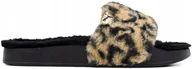 Klapki i japonki damskie - KLAPKI DAMSKIE PUMA CAT CZARNE Z FUTERKIEM R. 37 - miniaturka - grafika 1