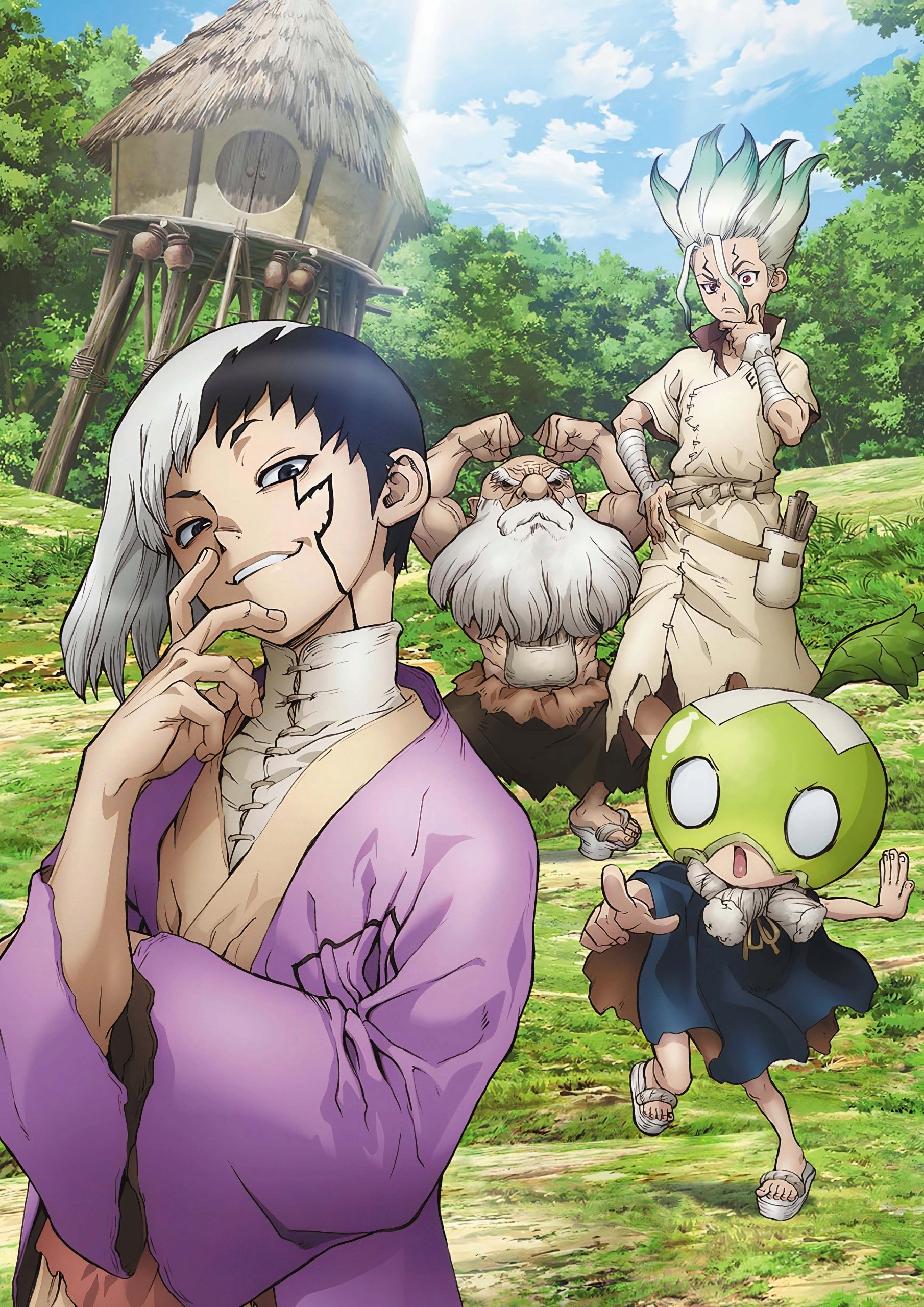 Plakat A3 anime manga Dr. Stone Dr Stone