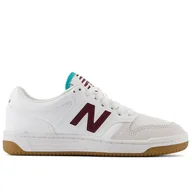Moda i Uroda OUTLET - Buty New Balance GSB480FT - białe - miniaturka - grafika 1