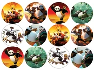 Ciasta i półprodukty do ciast - Opłatki na muffiny babeczki Kung Fu Panda - miniaturka - grafika 1