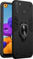 Etui i futerały do telefonów - etumi Etui Pancerne Do Samsung Galaxy A21 Obudowa Holder Wzmocnione Hybrydowe Etui Ochronne Futerał Armor Pokrowiec Magnes Armr0093 - miniaturka - grafika 1