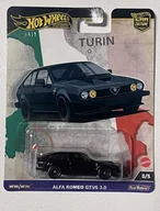 Samochody i pojazdy dla dzieci - Hot Wheels Premium Car Culture World Tour Chase 0/5 Alfa Romeo GTV 3.0 - miniaturka - grafika 1