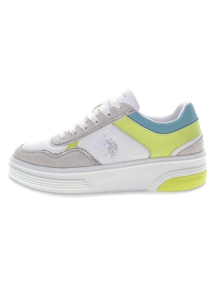 U.S. Polo Assn. Sneakersy w kolorze białym