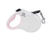 Smycze dla psów - Ami Play Smycz automatyczna Infini Freedom XL Biała - miniaturka - grafika 1