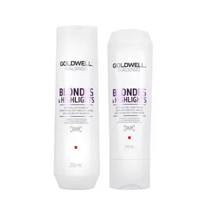 Goldwell DUALSENSES BLONDES & HIGHLIGHTS Szampon 250 ml + Odżywka 200 ml 0000052683 - Szampony do włosów - miniaturka - grafika 1