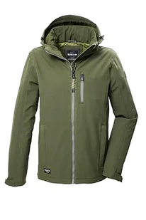 G.I.G.A. DX Męska kurtka softshellowa/kurtka outdoorowa z odpinanym kapturem GW 29 MN SFTSHLL JCKT, ciemnooliwkowa, L, 41866-000 - Kurtki męskie - miniaturka - grafika 1
