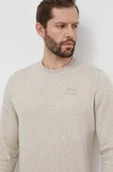 Bluzy męskie - Under Armour bluza męska kolor beżowy z aplikacją - miniaturka - grafika 1