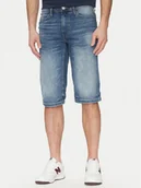 Spodenki męskie - Blend Szorty jeansowe 20713328 Niebieski Relaxed Fit - miniaturka - grafika 1