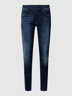 Spodnie męskie - Jeansy o kroju slim fit z dodatkiem streczu model ‘3301’ - miniaturka - grafika 1