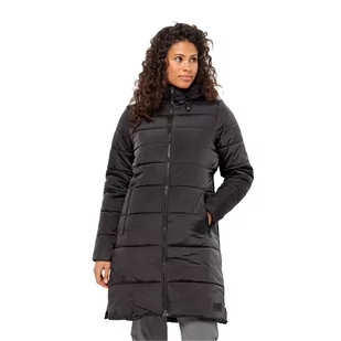 Damski płaszcz Jack Wolfskin EISBACH COAT W phantom - S - Płaszcze damskie - miniaturka - grafika 1