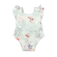 Stroje kąpielowe dla dziewczynek - Strój kąpielowy jednoczęściowy ARISTA Miętowe Seszele UV SPF50 - miniaturka - grafika 1