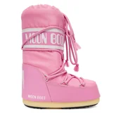 Buty dla chłopców - Śniegowce Moon Boot 80D1400440 S Różowy - miniaturka - grafika 1