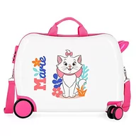 Walizki - Disney Aristocatos walizka dla dzieci biała 50 x 39 x 20 cm sztywne ABS kombinowane zamknięcie boczne 34 l 1,8 kg 4 koła - miniaturka - grafika 1