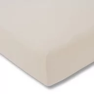Prześcieradła - Prześcieradło z gumką, ESTELLA, jersey, 150x200 cm, beżowy - miniaturka - grafika 1