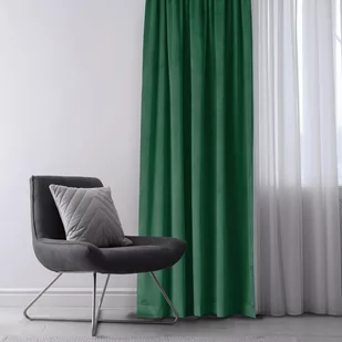Zasłona VILA kolor butelkowa zieleń styl klasyczny taśma smok transparentna 5 cm velvet 135x245 homede - CURT/HOM/VILA/VELVET/PL - Zasłony - miniaturka - grafika 3