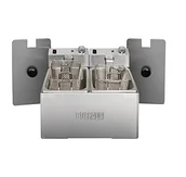 Frytownice gastronomiczne - Buffalo DB203 podwójna frytkownica, pojemność 6 l - miniaturka - grafika 1