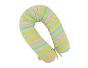 Poduszki do karmienia - Poduszka ciążowa Longer dla kobiet w ciąży do spania - Paski tęczowe - miniaturka - grafika 1