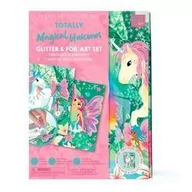 Zabawki kreatywne - Box Candiy, zestaw artystyczny brokat Jednorożec i wróżki - miniaturka - grafika 1