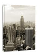 Obrazy i zdjęcia na płótnie - Nowy Jork. Manhattan panorama w sepii - obraz na płótnie Wymiar do wyboru: 20x30 cm - miniaturka - grafika 1