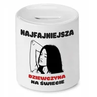 Skarbonki - Dla Pogodynki Skarbonka na Urodziny Prezent z Nadrukiem ze Zdjęciem + Opakowanie na prezent (wzór 01) - miniaturka - grafika 1