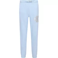 Spodnie sportowe damskie - CALVIN KLEIN JEANS Spodnie dresowe | Regular Fit - miniaturka - grafika 1