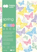 Artykuły biurowe - GDD Blok A4/20K Deco Spring 170g HAPPY COLOR - miniaturka - grafika 1