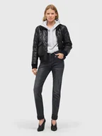 Spodenki damskie - MAC Dżinsy "Rich" - Slim fit - w kolorze antracytowym - miniaturka - grafika 1