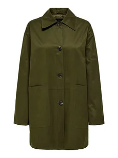ONLY Płaszcz przejściowy w kolorze khaki - Kurtki damskie - miniaturka - grafika 1