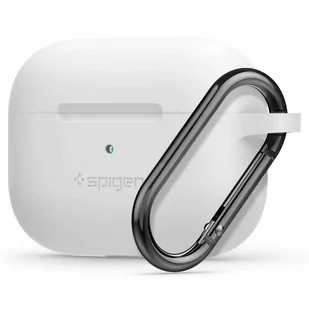 Apple Spigen SPIGEN SILICONE FIT AIRPODS PRO WHITE - Akcesoria do słuchawek - miniaturka - grafika 2