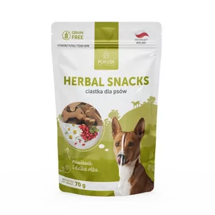 POKUSA Fun&Mniam Psiasteczka Herbal Snacks 70g - Suplementy i witaminy dla psów - miniaturka - grafika 1