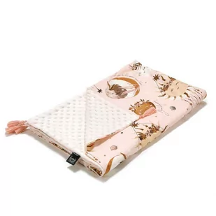 LA MILLOU LEKKI KOCYK MINKY- L - BY WHATANNAWEARS – FLY ME TO THE MOON NUDE - ECRU - Koce i narzuty dla dzieci - miniaturka - grafika 1