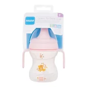 Kubki dla dzieci - MAM Learn To Drink Cup 6m+ Blush kubek 190 ml dla dzieci - miniaturka - grafika 1