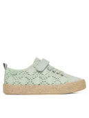 Buty dla dziewczynek - Roxy Espadryle CSS20547-01 Zielony - miniaturka - grafika 1