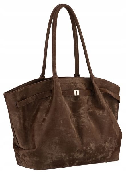 Torebka damska pojemna na ramię shopperka miejska shopper bag Peterson