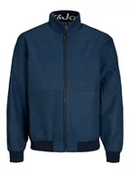 Kurtki męskie - JACK & JONES Jjjax Bomber kurtka męska, granatowy blezer, S - miniaturka - grafika 1