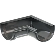 Rynny i akcesoria - Narożnik wewnętrzny 130/90° PVC RAL7016 KROP - miniaturka - grafika 1