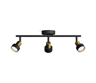 Lampy sufitowe - Philips - Oświetlenie punktowe CONDUIT 3xGU10/5W/230V czarne/mosiądz - miniaturka - grafika 1