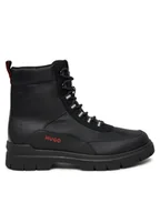Buty zimowe męskie - Hugo Kozaki Ryan Hito Mxstr 50537851 Czarny - miniaturka - grafika 1