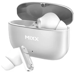 MIXX StreamBuds Custom 3 biało-srebrne - Słuchawki - miniaturka - grafika 1