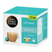 Kawa w kapsułkach i saszetkach - Kapsułki Nescafé Dolce Gusto Flat White 30 sztuk - miniaturka - grafika 1