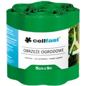 Ogrodzenia - CELLFAST Obrzeże ogrodowe zieleń 15cm x 9m 30-002 989981 - miniaturka - grafika 1