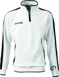 Koszulki i topy damskie - Spalding Spalding Evolution Quaterzip męski top, biały, XXS 300301202 - grafika 1
