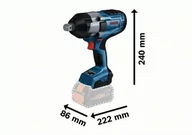 Klucze udarowe - BOSCH KLUCZ UDAROWY 3/4'' GDS 18V-1050H 0*AH - miniaturka - grafika 1