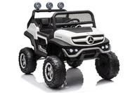 Pojazdy elektryczne dla dzieci - LEAN CARS Pojazd na Akumulator Mercedes Unimog S Biały - miniaturka - grafika 1