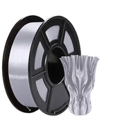 Filamenty i akcesoria do drukarek 3D - filament do druku 3D, efekt jedwabiu, 1 kg Print-rite, srebrny SILK - miniaturka - grafika 1