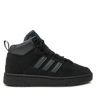 Sneakersy adidas Rapid Court Mid Winterized JR2804 Czarny - Buty dla chłopców - miniaturka - grafika 1