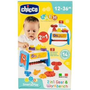 Chicco Warsztat Małego Majsterkowicza 2w1 00010062000000 - Mały majsterkowicz - miniaturka - grafika 1