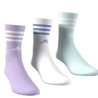 Skarpetki damskie - adidas UNISEX DOROSŁY 3 PASKI PODUSZANE SKARPETY SPORTOWE 3 PARY OPAKOWANIE 4,5-5,5 - miniaturka - grafika 1