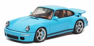 Porsche Ruf Ctr Anniversary Bavarian Sky Blue 2017 Almost Real 1:18 Alm880302 - Samochody i pojazdy dla dzieci - miniaturka - grafika 1